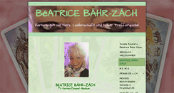 Desktop Screenshot of beatrice-baehr.com